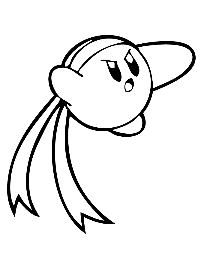 Kirby Coloring Page - Coloring Home