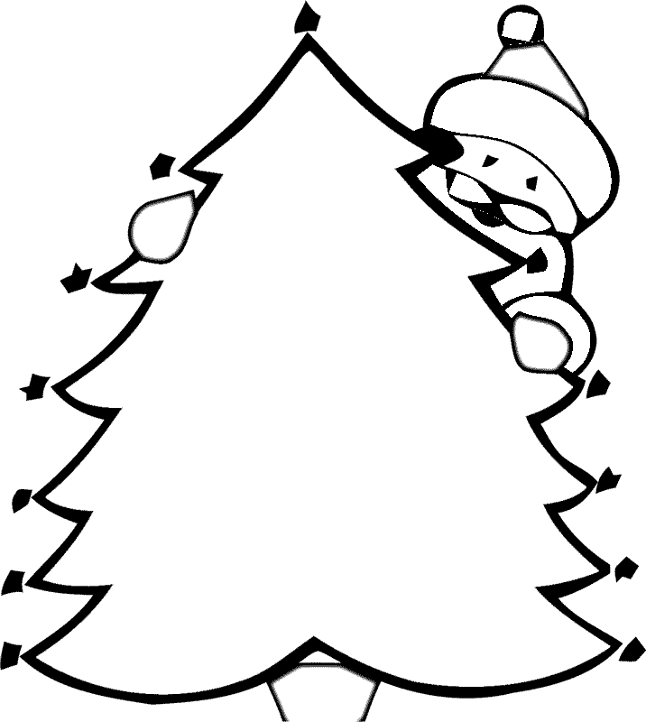 Kindergarten New Year Coloring Pages