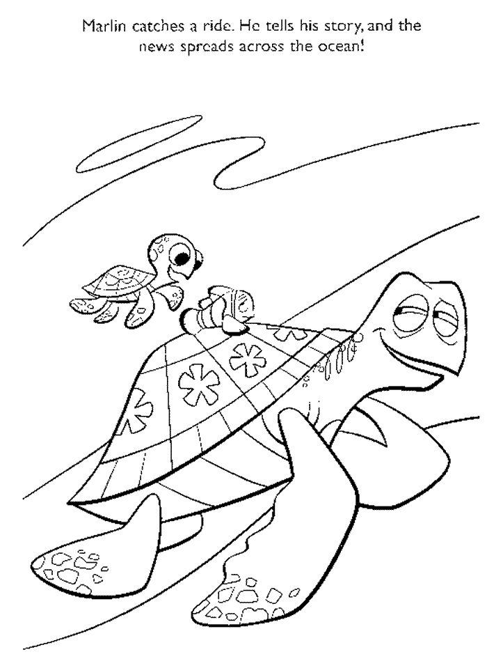 Finding Nemo coloring page | Disney Coloring Pages