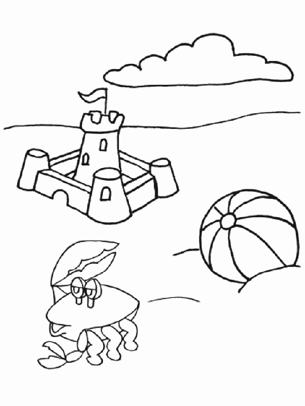 Beach Coloring Pages 11 | Free Printable Coloring Pages 
