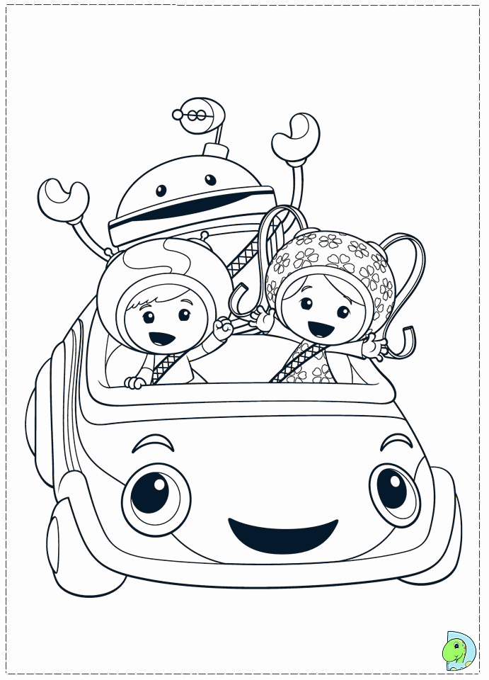 unizoomi Colouring Pages