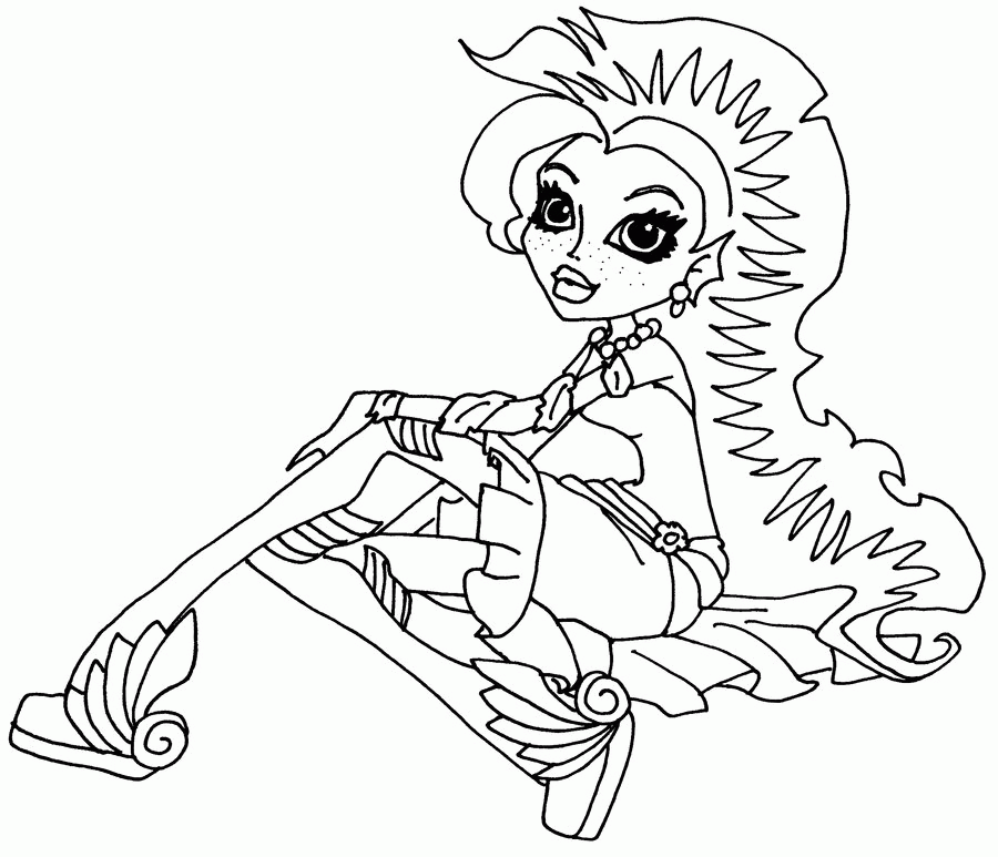 Lagoona Blue Coloring Pages Images & Pictures - Becuo