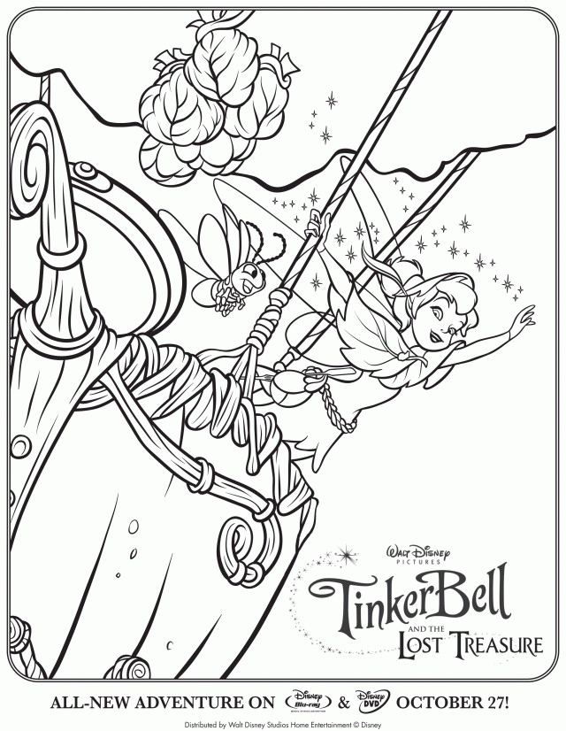 Tinkerbell And Friends Coloring Pages Tinkerbell And Friends 