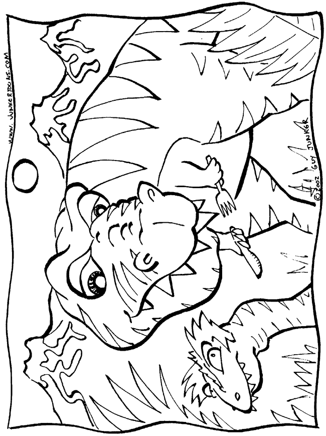 Junker Toons Hawaii - Free Coloring Pages
