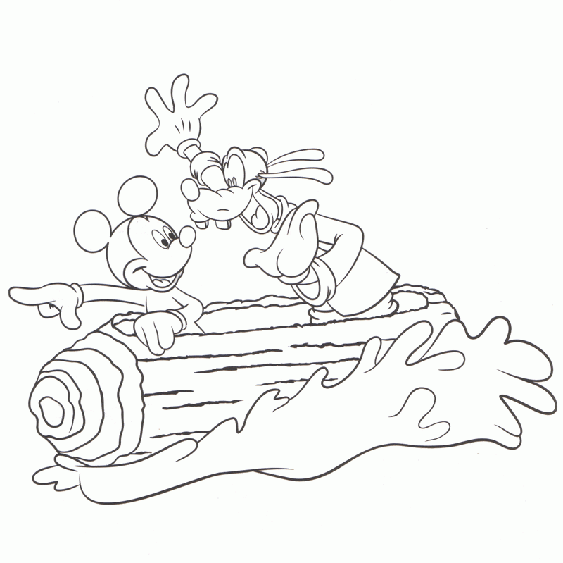 Splash Mountain | Coloring Pages