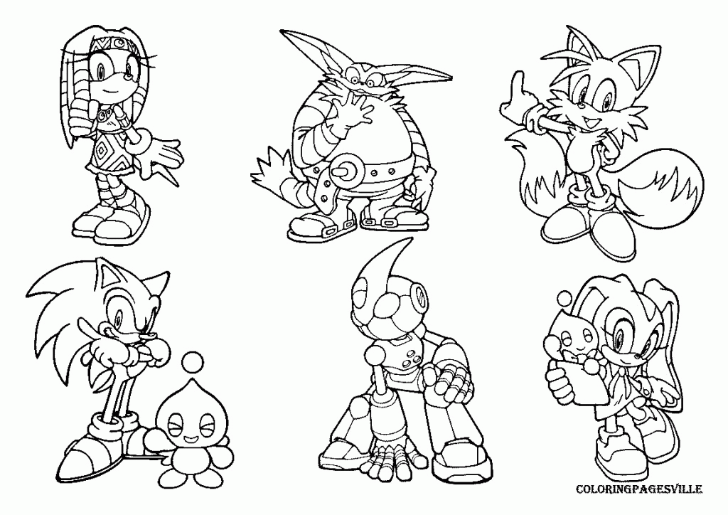 Free Sonic Coloring Pages Are Featuring The Hedgehog Chris 