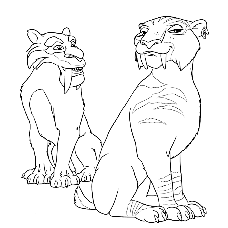 ice age continental drift Colouring Pages