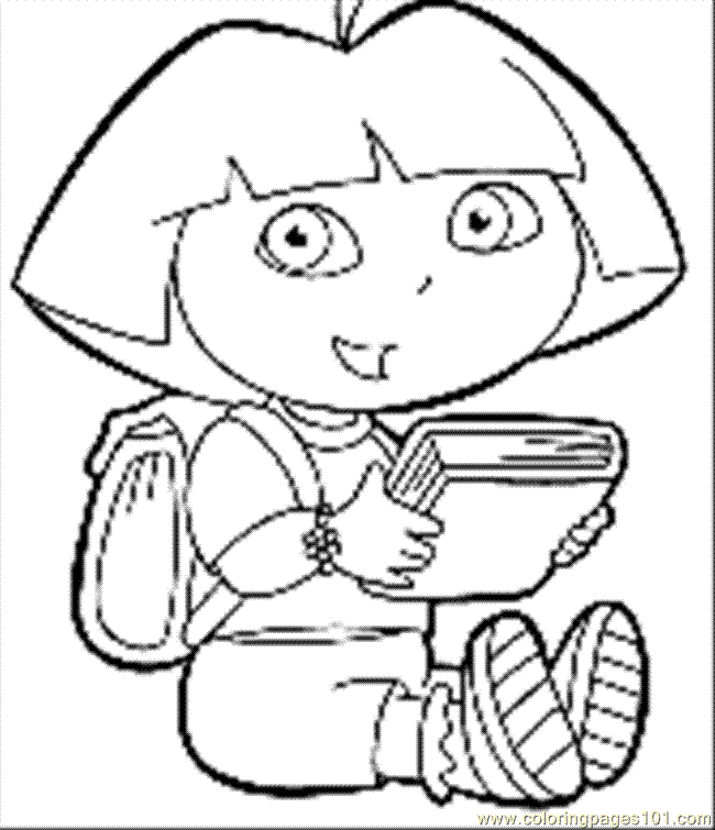 Coloring Pages Dora029s (Cartoons > Dora the Explorer) - free 