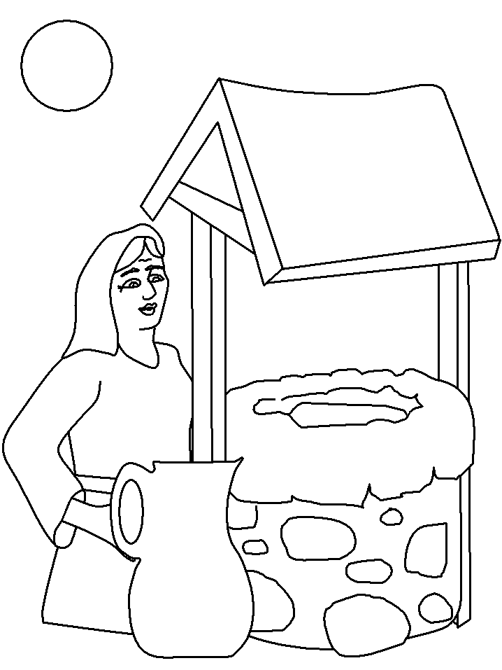 Coloring Page Place :: Elijah Old Testament Coloring Pages