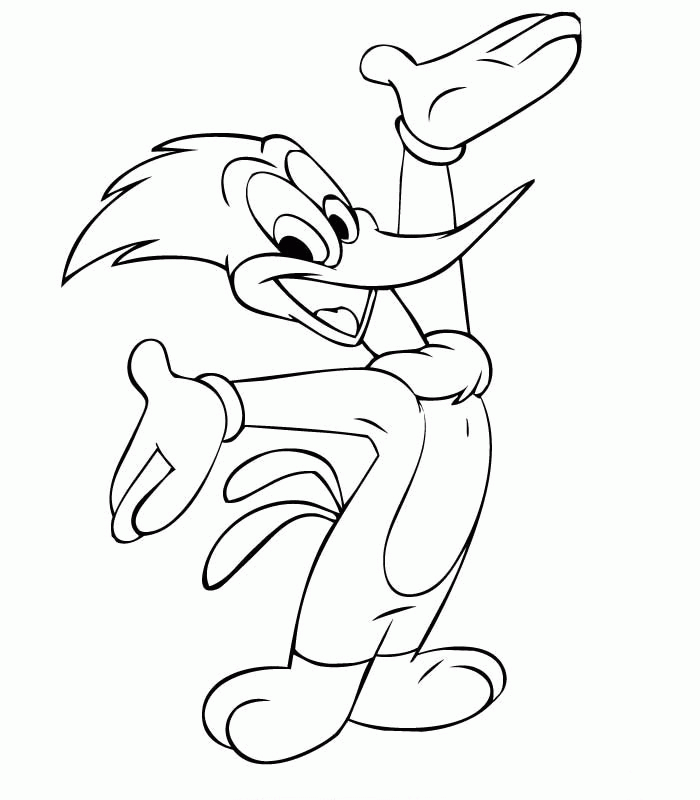 Woody Woodpecker Coloring Pages for Kids