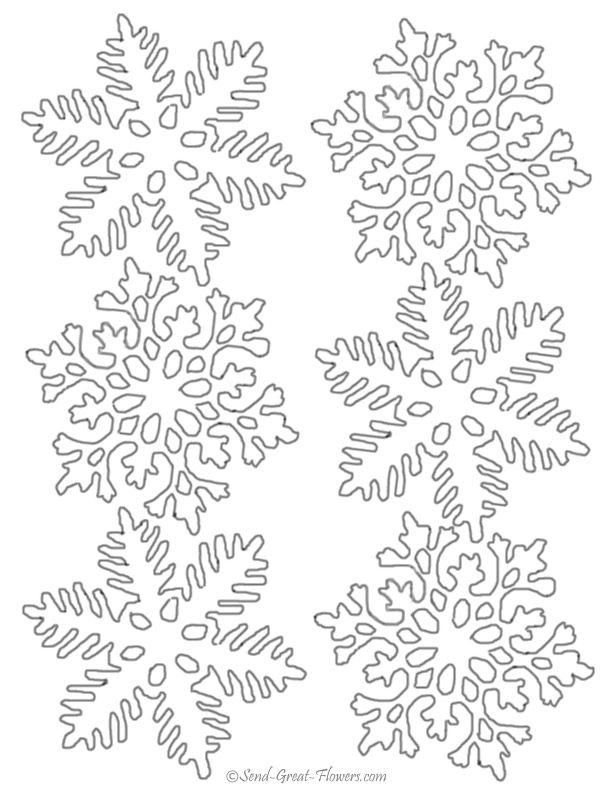 Snowflake Coloring Pages For Kids | Coloring Pages