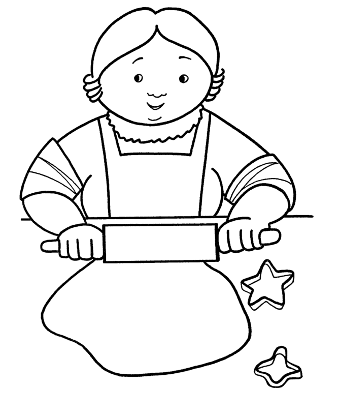 Cookie Coloring Pages For Kids | Coloring Pages For Kids | Kids 
