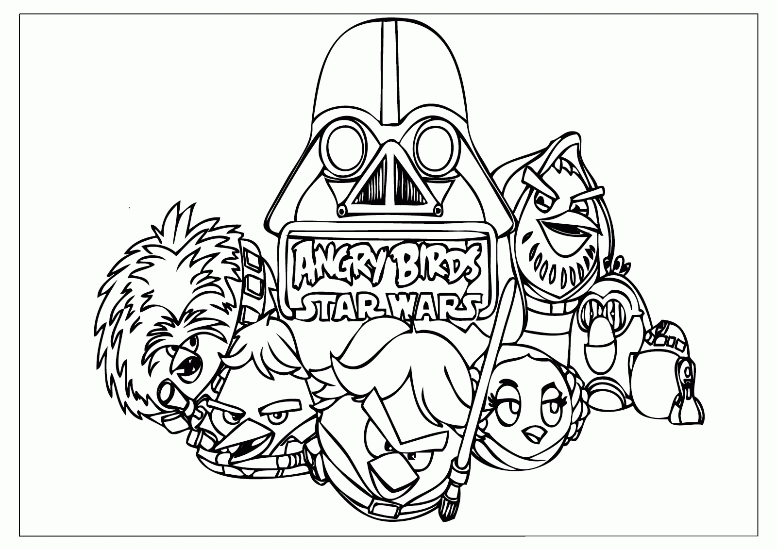 Kids Under 7: Angry Birds coloring pages for kids