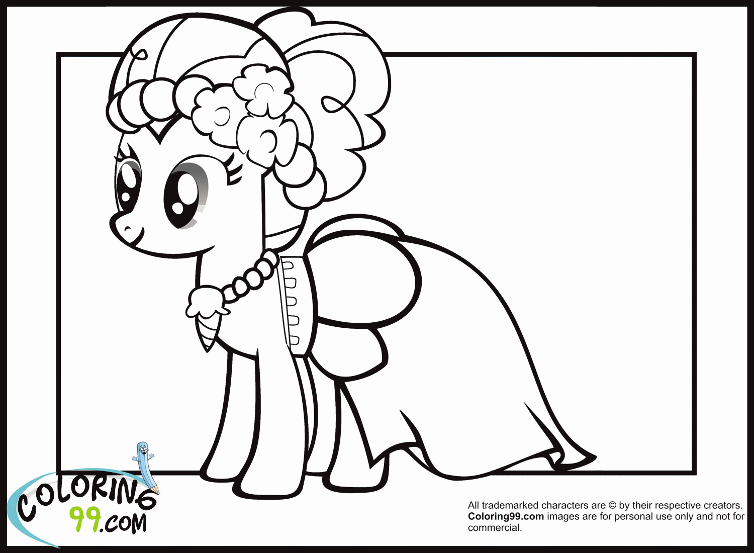 My Little Pony Pinkie Pie Coloring Pages | Team colors