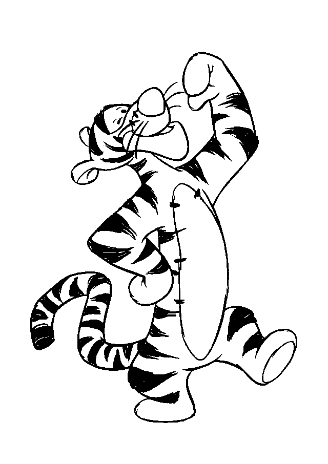 Tigger From Winnie The Pooh Coloring Pages - Coloring Home
