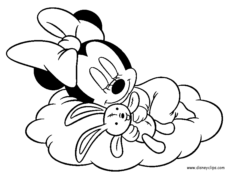 Baby Mickey Mouse Friends Coloring Pages Coloring Page Coloring Home