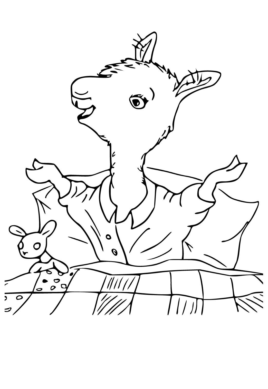Free Printable Llama Sleep Coloring Page, Sheet and Picture for Adults and  Kids (Girls and Boys) - Babeled.com