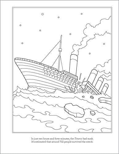 Titanic Coloring Book for Kids: 30 ...