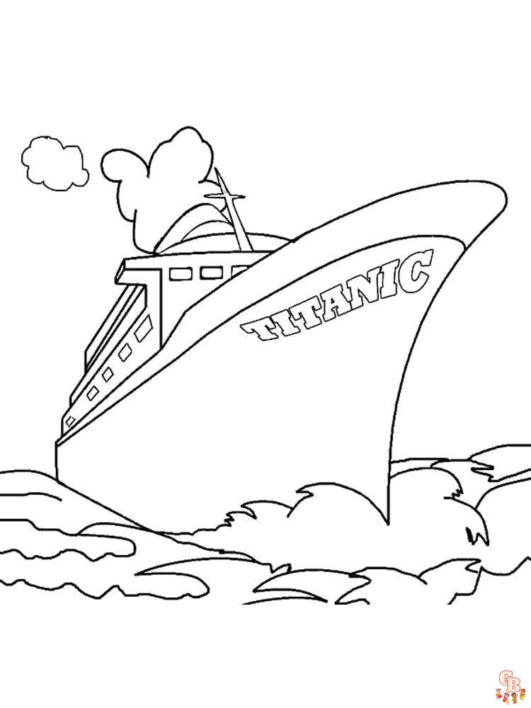 Free Titanic Coloring Pages for Kids ...