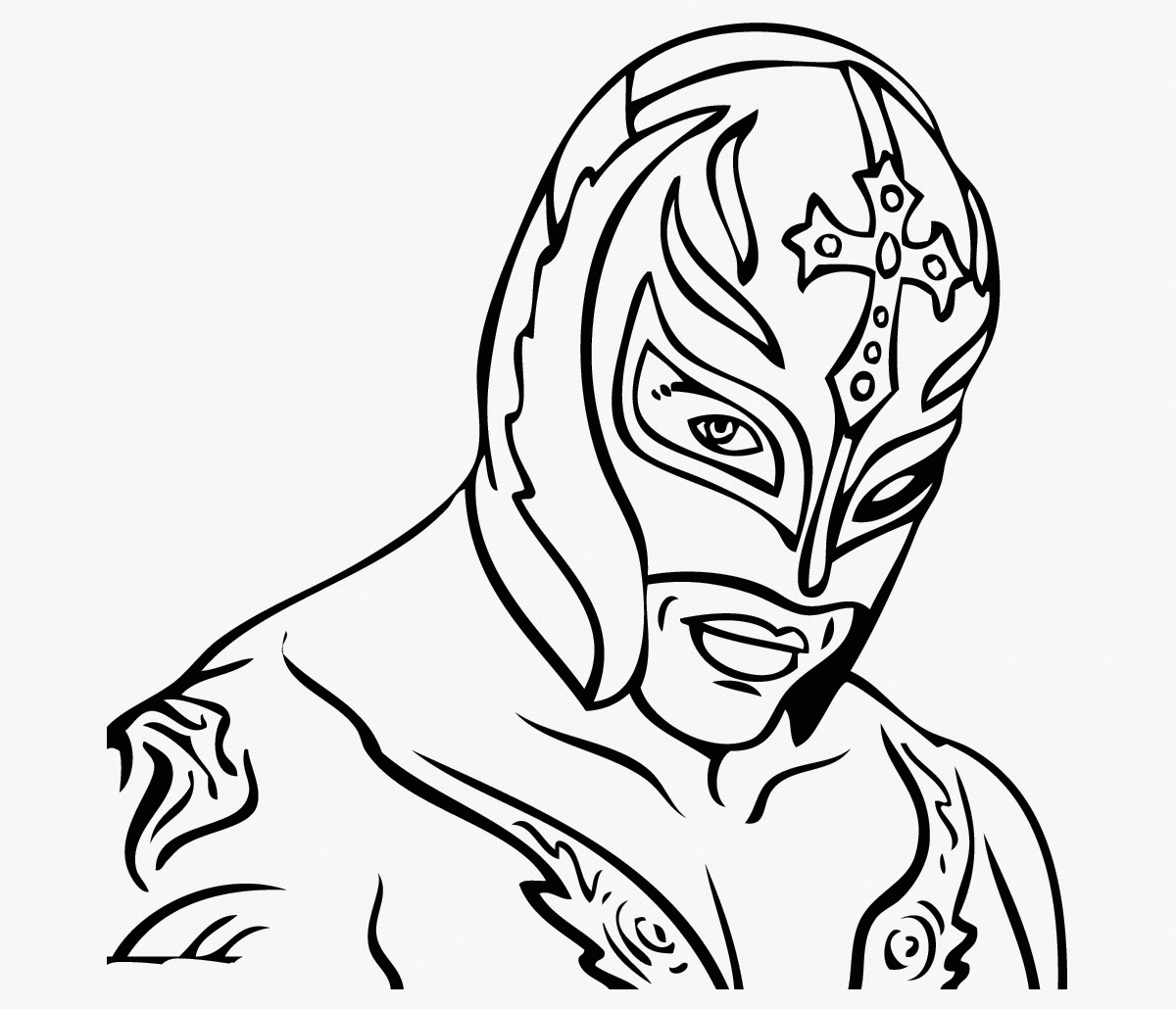 rey mysterio coloring pages - High Quality Coloring Pages