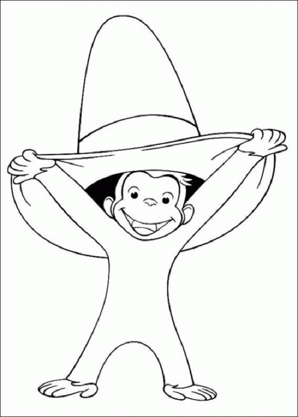 Curiose George Coloring Pages (21) - Coloring Kids