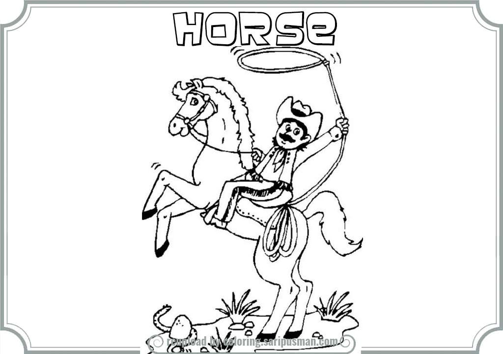 Horse Show Coloring Pages | Printable Coloring Pages