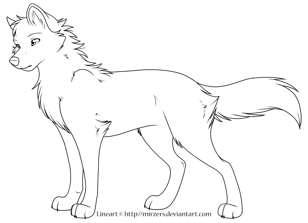 wolf coloring page - High Quality Coloring Pages