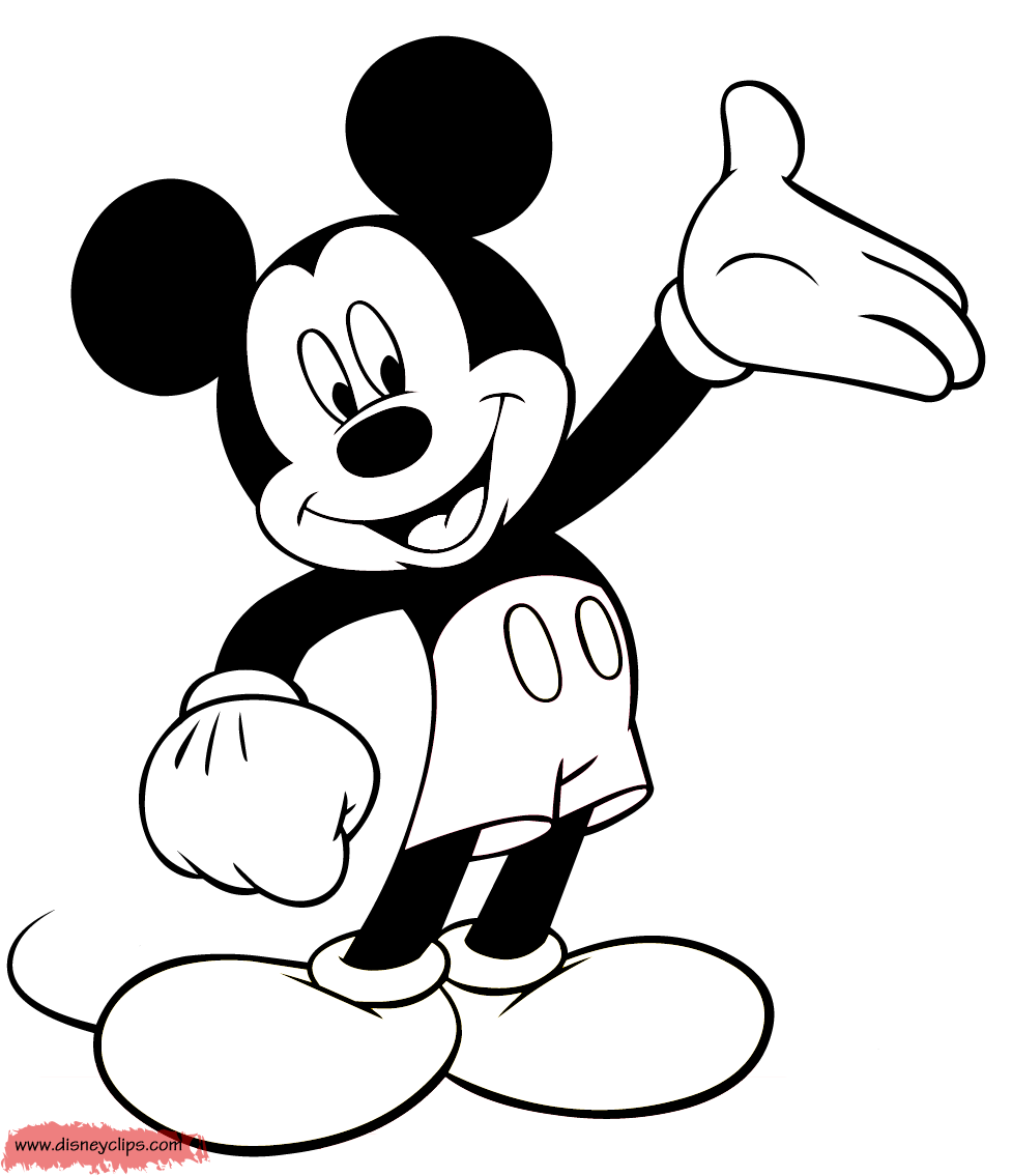 Mickey Mouse Coloring Pages | Free Coloring Pages