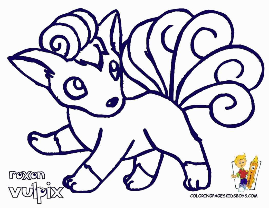 Cute Pokemon - Coloring Pages for Kids and for Adults