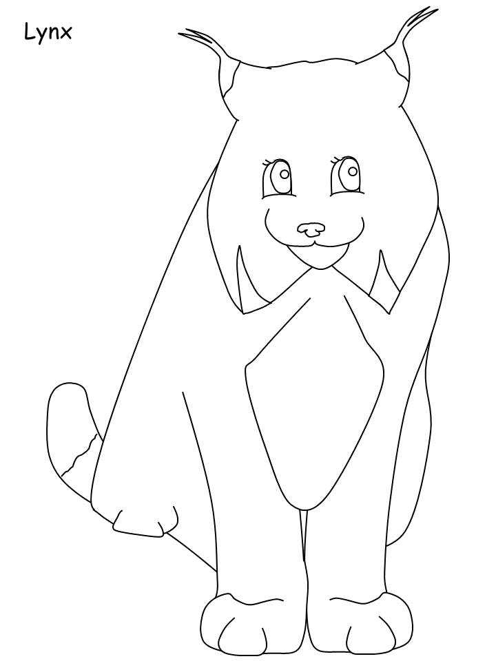 Download Canada Lynx Coloring Page - Coloring Home