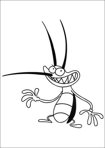 Kids-n-fun.com | 39 coloring pages of Oggy and the Cockroaches