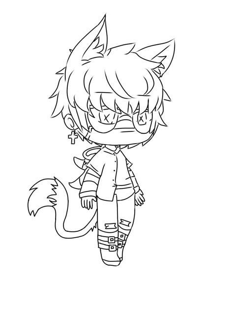 Gacha Coloring Page Boy ~ 35+ images four cool boys in gacha coloring pages,  gacha coloring pages wolf boy, gacha coloring pages unique collection print  for free