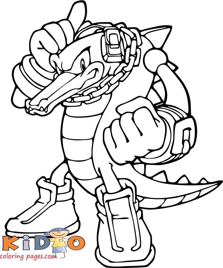 Printable Coloring Page — sonic vector colouring in pages kids print...
