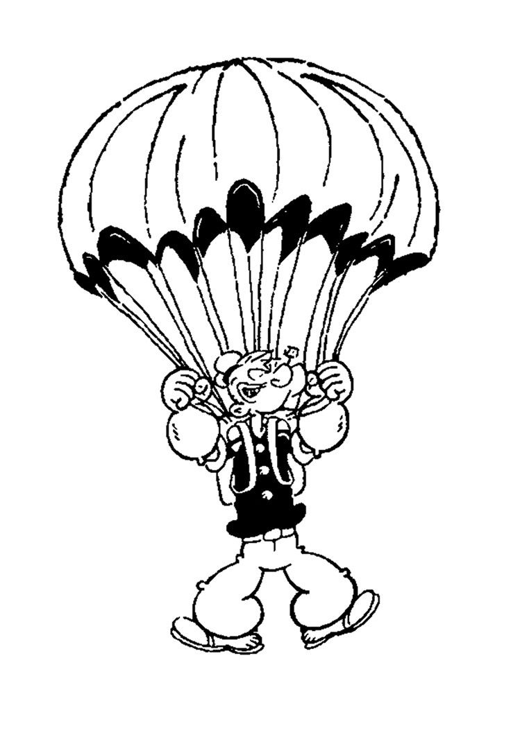 POPEYE THE SAILOR coloring pages - Popeye the sailor