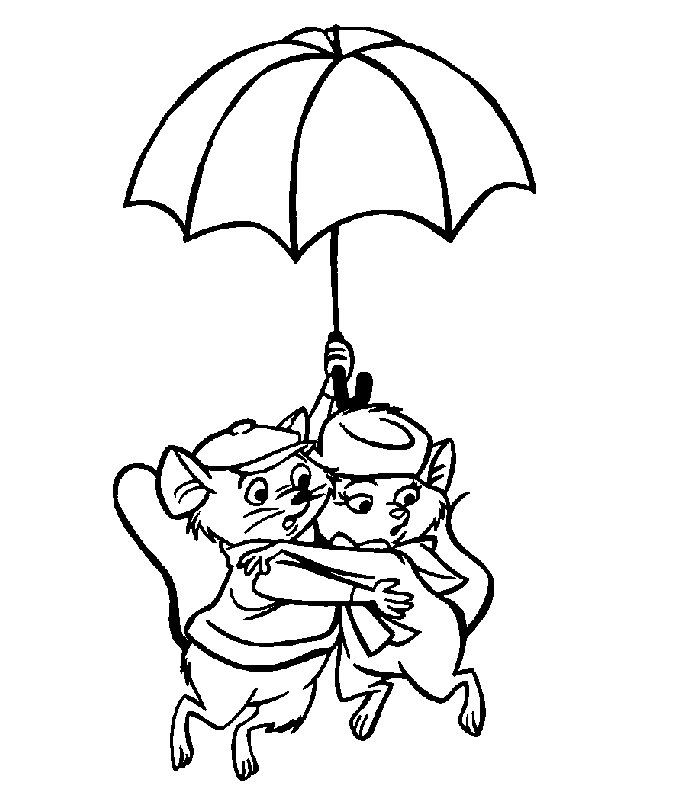The rescuers Coloring Pages - Coloringpages1001.com