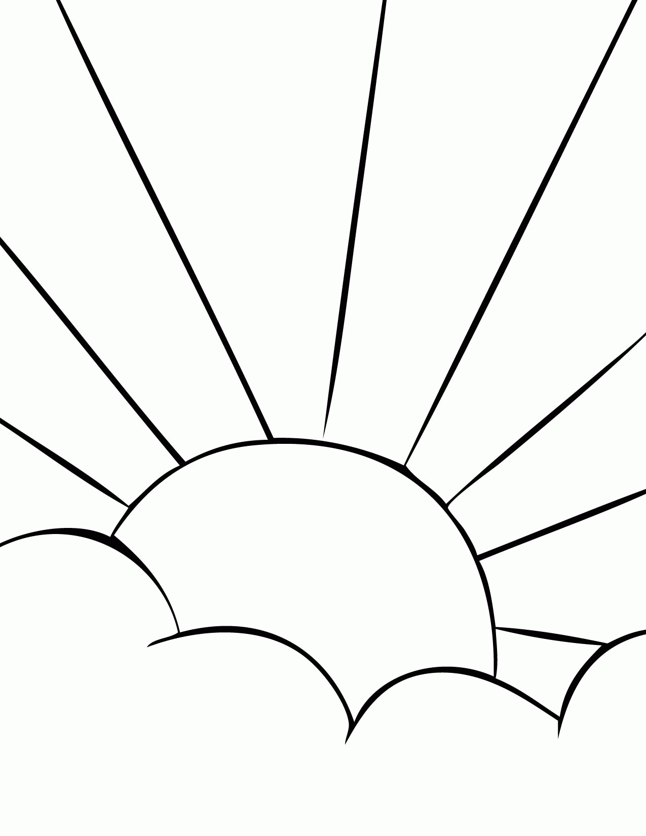 Sun Coloring Sun Coloring Sun Coloring Page Printable. Coloring ...