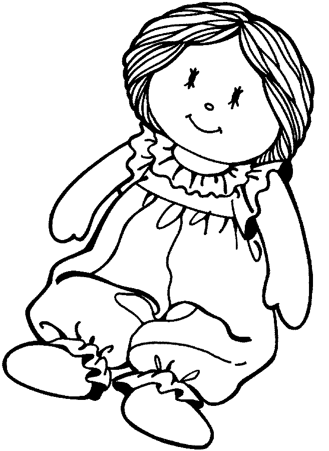 Doll Coloring Pages Printable - High Quality Coloring Pages - Coloring Home