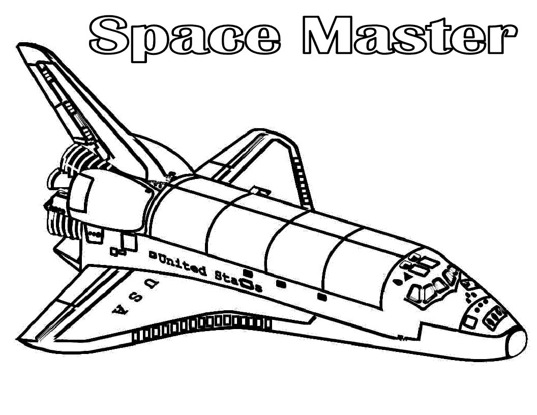 Space Shuttle Discovery Coloring Pages | Coloring
