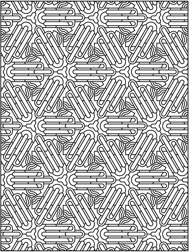 8 Pics of Tessellation Patterns Coloring Page - Coloring Page ...