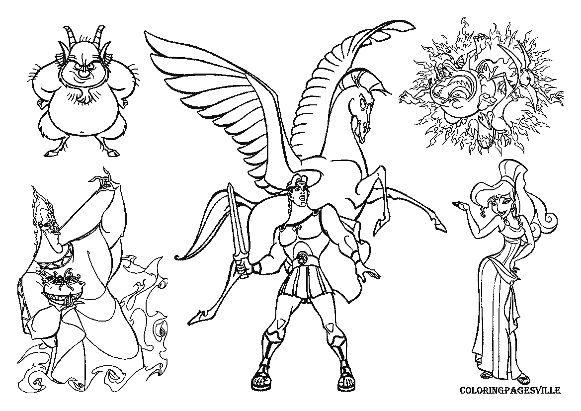 Hercules Coloring Pages (13 Pictures) - Colorine.net | 26447