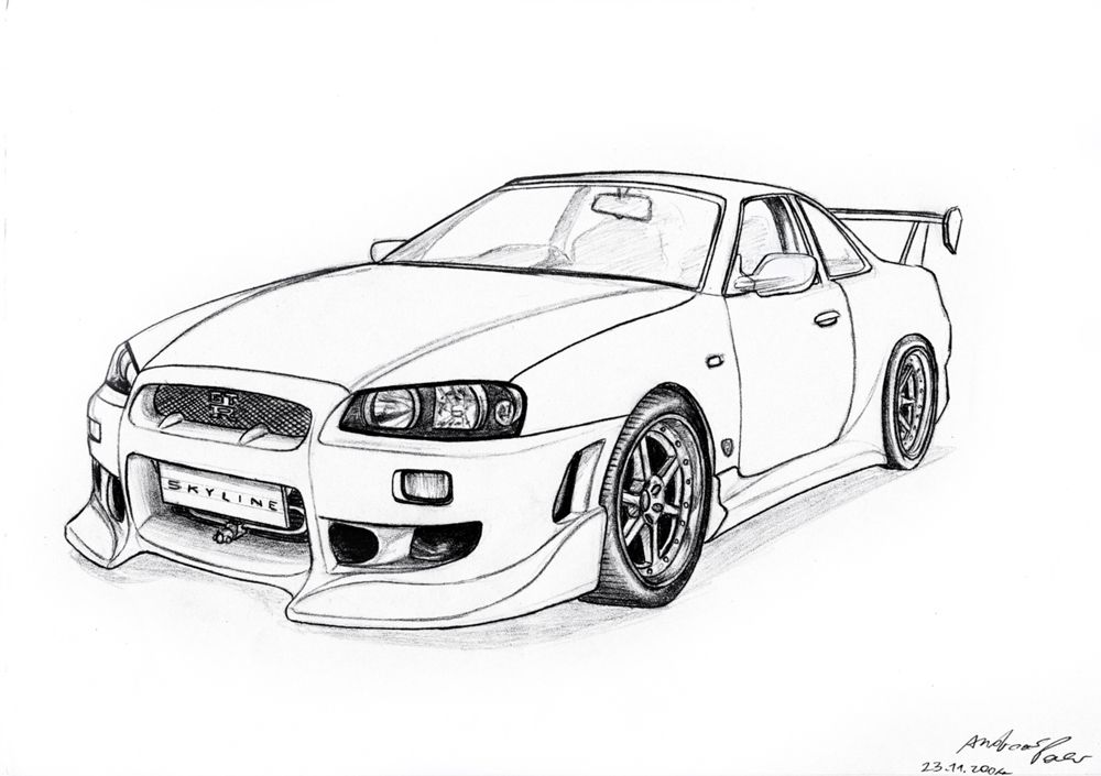 Japanese Beauty by RaXt0r | Cool car drawings, Car design sketch, Cars coloring  pages