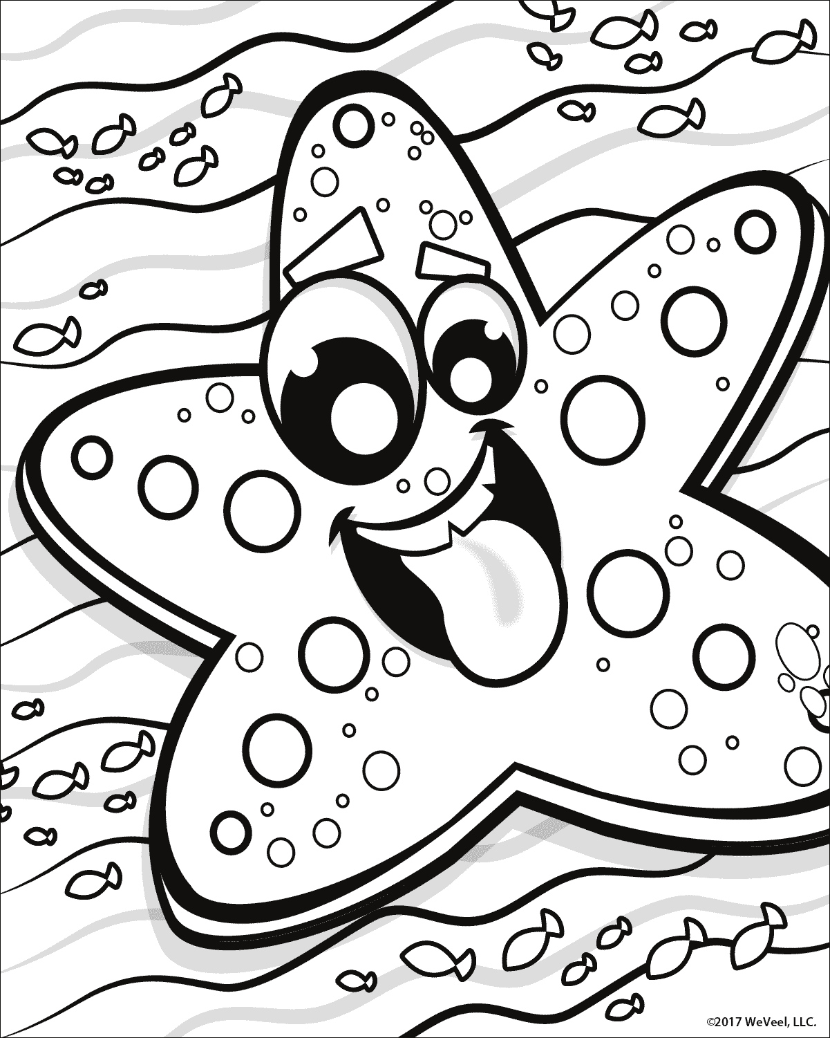Cute Starfish Coloring Pages - Get Coloring Pages