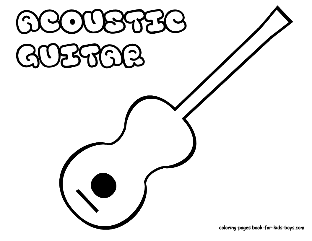 Handsome Acoustic Guitar Printables | Acoustic Guitars | Free ...