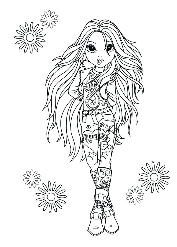 Rock Star Coloring Pages at GetDrawings | Free download