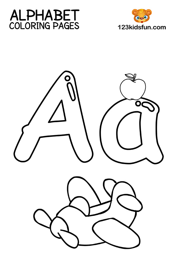 Abcd Coloring Pages Coloring Home
