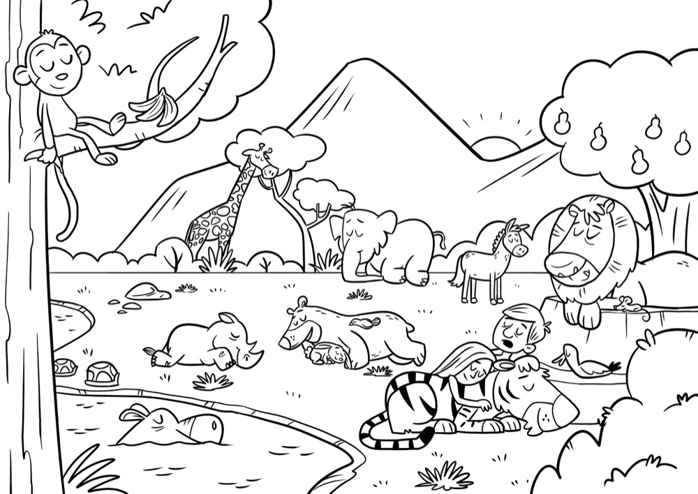 Worksheets Coloring Pages - Coloring Home