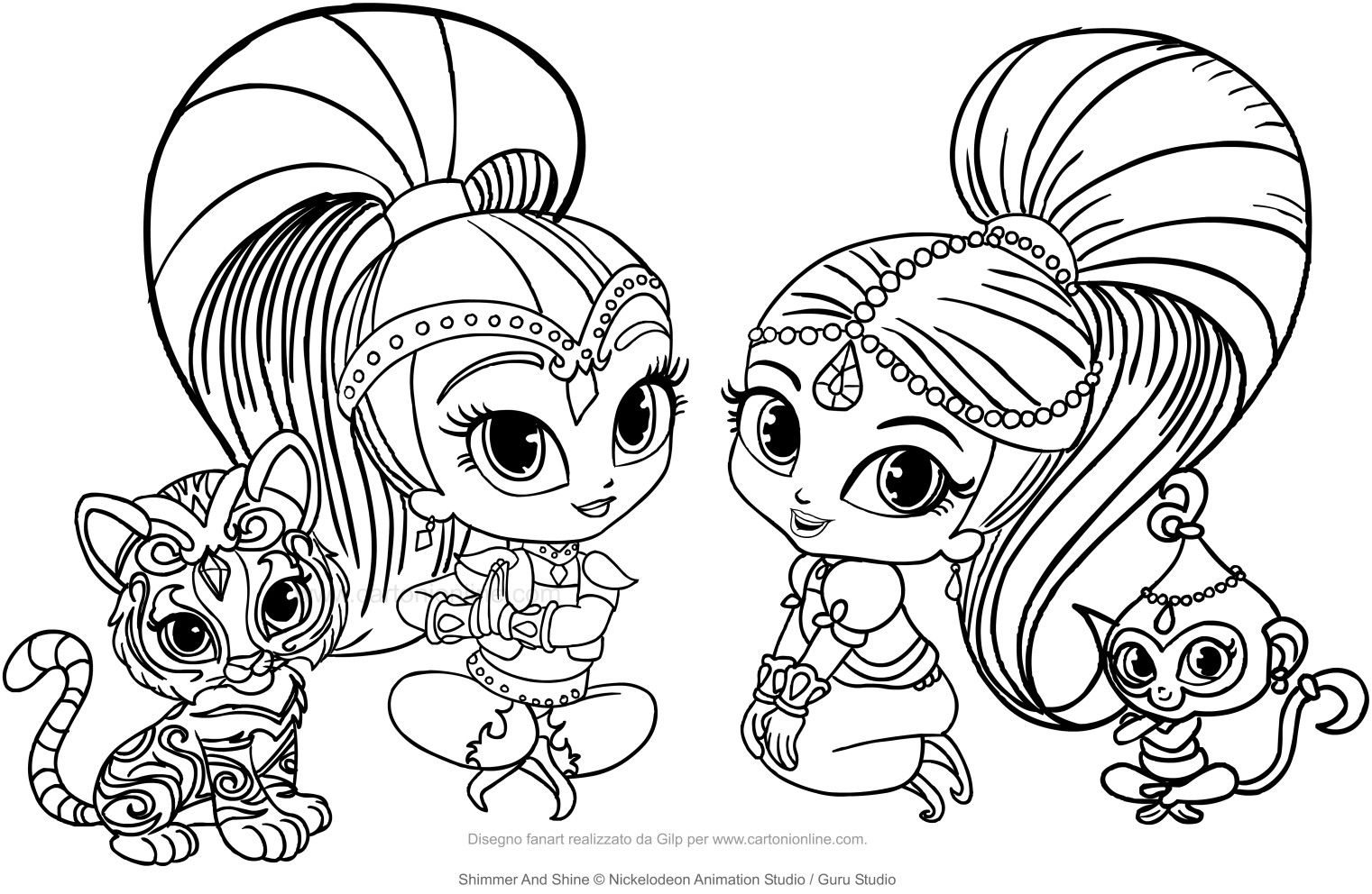 Coloring Pages : Shimmerd Shine Coloring Book Pages Games ...