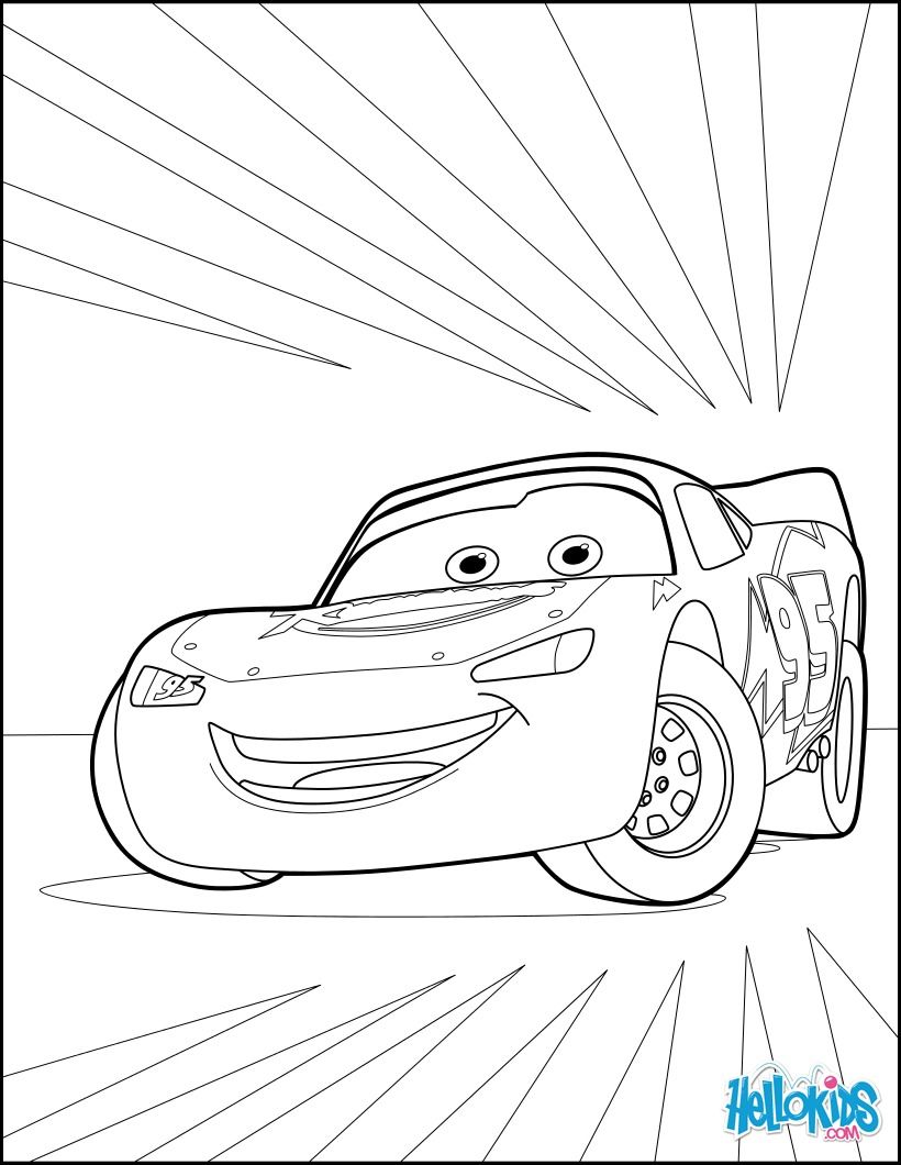 New Cars 3 movie coloring page. More Cars and Disney content on ...