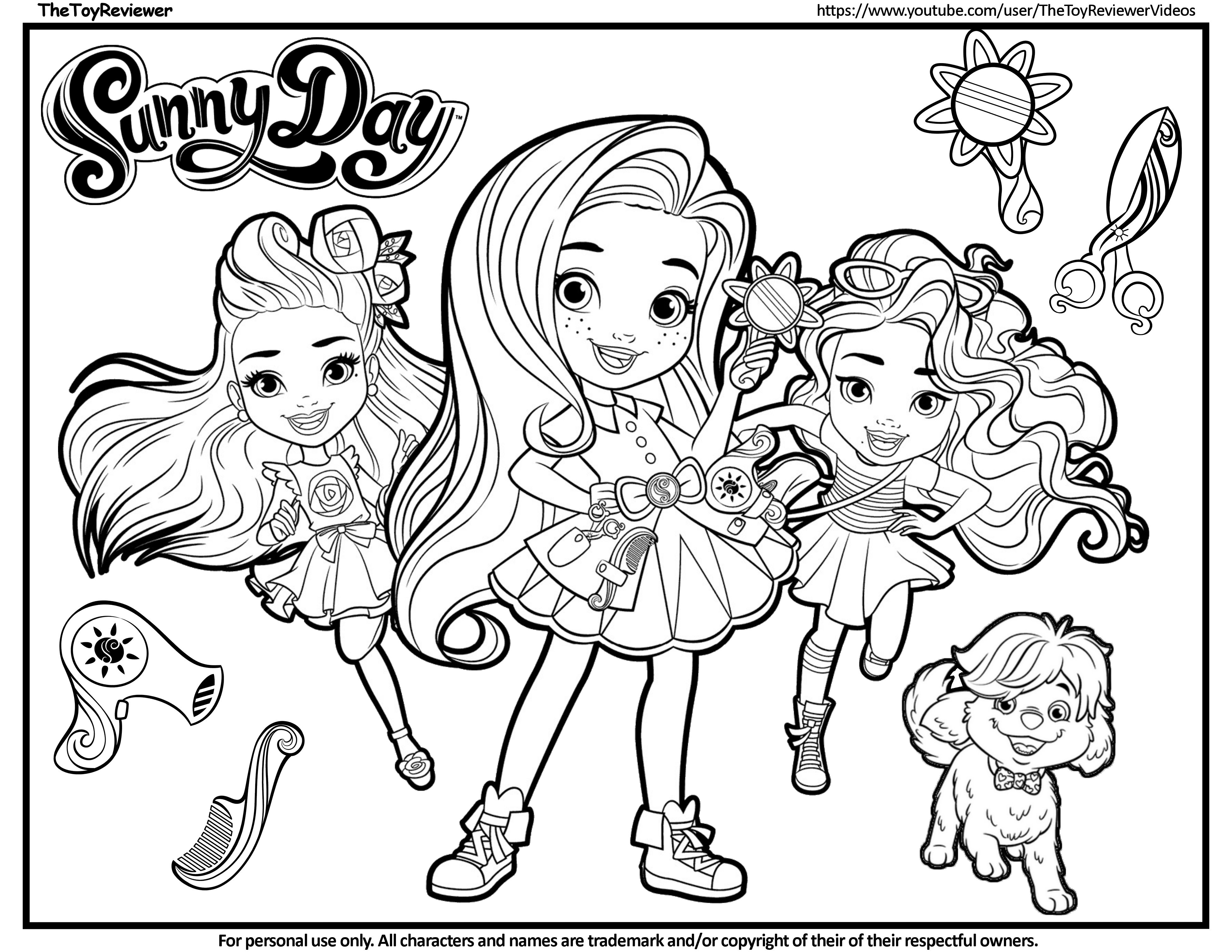 Here is the Sunny Day Coloring Page! Click the picture to ...