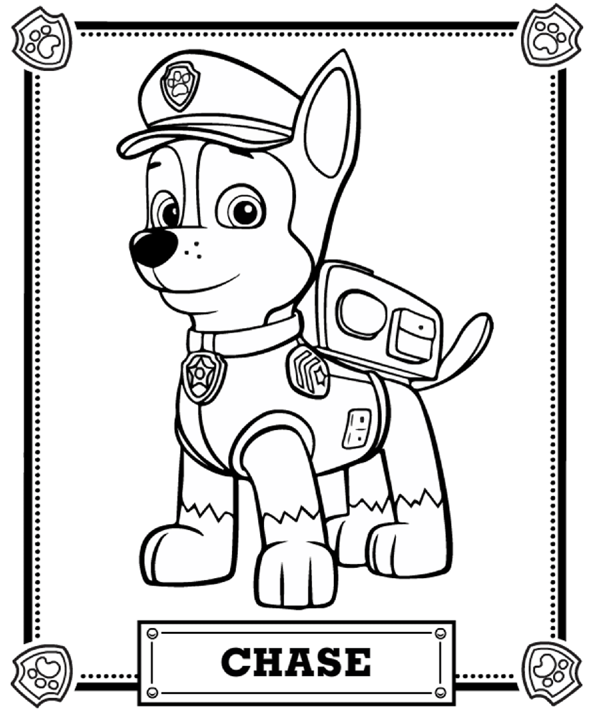 PAW Patrol Coloring Pages - GetColoringPages.com